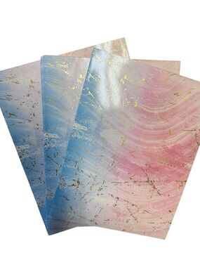 Pastel Marble Spiral Notebook - Pink & Blue Price is Firm 😉